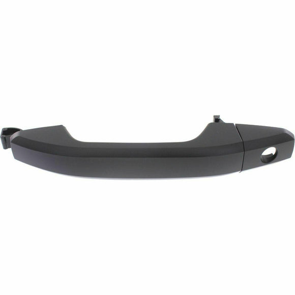 Door Handle Front Outer Driver Side Chevrolet Silverado 1500 Legacy 2019 With Key Hole With Cover Primed Black , GM1310193