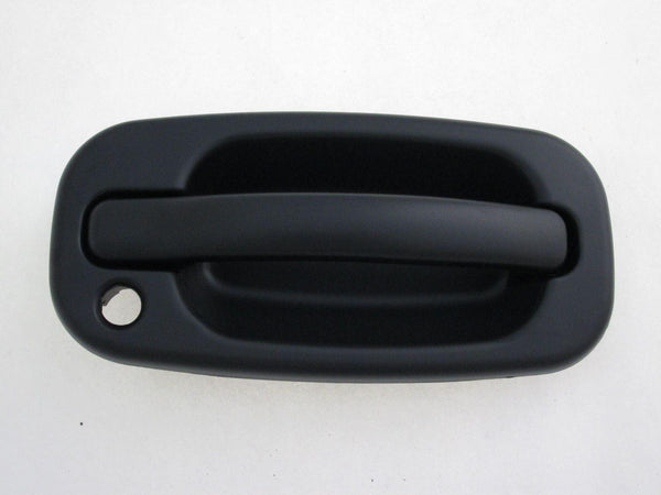 2002-2007 Gmc Denali 1500 Door Handle Front Passenger Side Outer Black (With Key Ho)