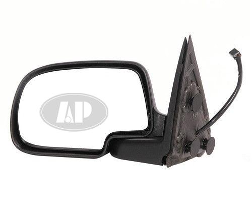 2000-2006 Chevrolet Suburban Mirror Driver Side Power Heated With Manual Folding With Puddle Lamp Textured