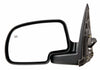 2000-2002 Chevrolet Suburban Mirror Driver Side Power Heated With Manual Folding With Puddle Lamp Textured With Smooth Cap With Off Road