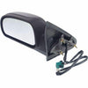 2002-2004 Oldsmobile Bravada Mirror Driver Side Power Heated With Out Signal Manual Folding Black Std