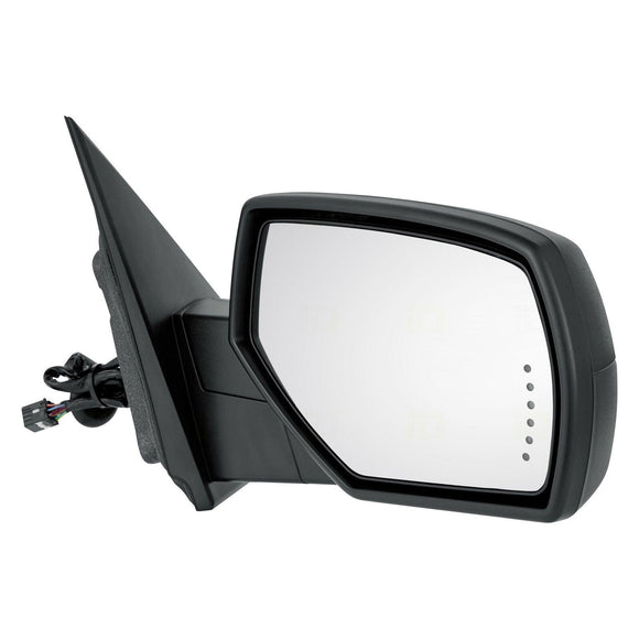 2015-2018 Chevrolet Silverado 1500 Mirror Driver Side Power Textured Heated Std Type With Signal/Memory/Puddle Lamp Power Fold