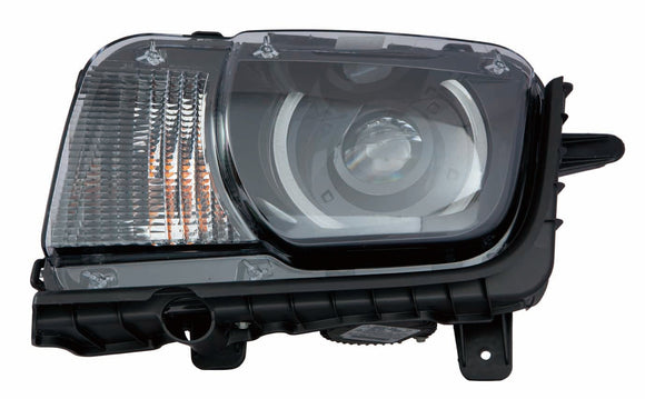 Head Lamp Driver Side Chevrolet Camaro 2010-2013 Hid Capa , Gm2502340C