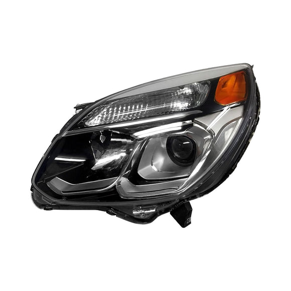 Head Lamp Driver Side Chevrolet Equinox 2016-2017 Halogen Capa , Gm2502424C