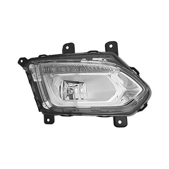 Fog Lamp Front Passenger Side Chevrolet Equinox 2016-2017 Ltz Model Capa , Gm2593316C