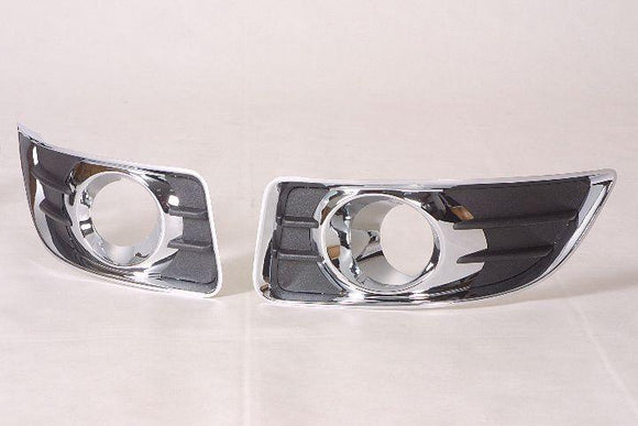 2008 Chevrolet Malibu Classic Fog Lamp Bezel Front Driver Side Chrome/Black Lt/Ltz Model/Classic