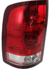 2010-2013 Gmc Sierra 3500 Tail Lamp Driver Side 2Nd Design Without Dark Red Trim With Small Back-Up Bulb Exclude Base/Dually Model High Quality