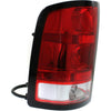 2012-2013 Gmc Sierra 3500 Tail Lamp Driver Side Base Model With Dark Trim/Large Bulb High Quality