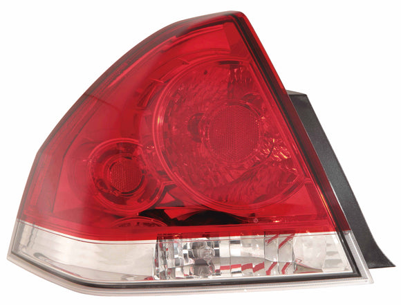 Tail Lamp Passenger Side Chevrolet Impala 2006-2013 Capa