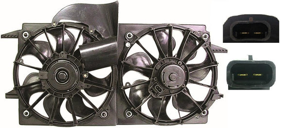 1997-2003 Chevrolet Malibu Cooling Fan Assembly