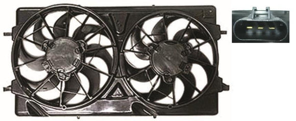 2004-2007 Saturn Ion Coupe Cooling Fan Assembly 2.0L