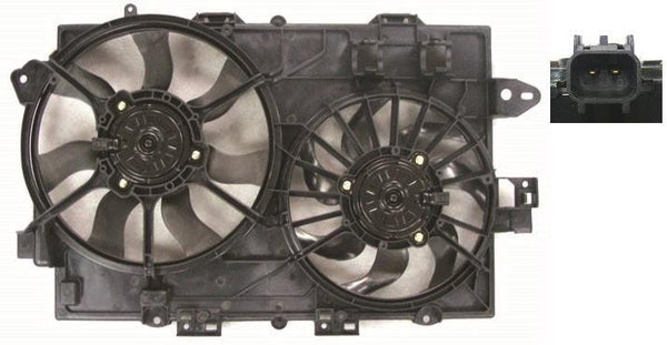 2006-2008 Pontiac Torrent Cooling Fan Assembly 3.4L Dual Fan Assembly Equinox/Torearent