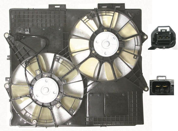 2005-2008 Cadillac Sts Cooling Fan Assymbly 3.6/4.6L With Out Towing