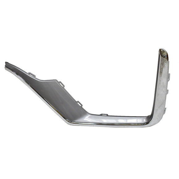 Bumper Moulding Front Driver Side Honda Crv 2020-2022 Gloss Gray Chrome Touring Model , Ho1046112