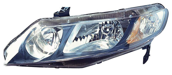 Head Lamp Driver Side Honda Civic Hybrid 2006-2011 Capa