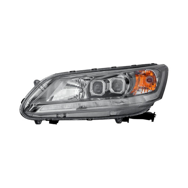 Head Lamp Driver Side Honda Accord Sedan 2013-2015 Led With Drl Capa , Ho2502152C