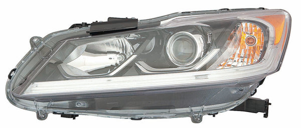 Head Lamp Driver Side Honda Accord Sedan 2016-2017 Halogen Lx Capa , Ho2502168C