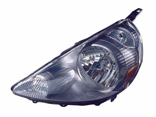 Head Lamp Driver Side Honda Fit 2007-2008 Silver(Code Nh642M) Capa , Ho2518124C