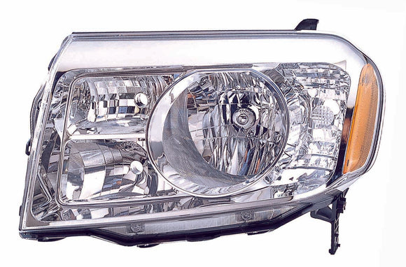 Head Lamp Driver Side Honda Pilot 2009-2011 Capa