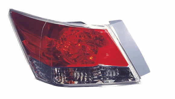 2008-2012 Honda Accord Sedan Tail Lamp Driver Side Economy Quality