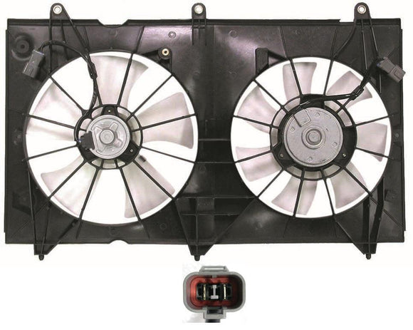 2003-2007 Honda Accord Coupe Cooling Fan Assembly 4Cyl