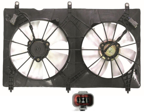 2003-2007 Honda Accord Sedan Cooling Fan Assembly 4Cyl Valeo Brand