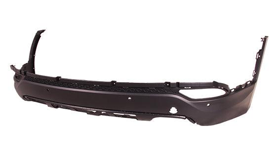 2013-2016 Hyundai Santa Fe Sport Bumper Lower Rear Matte Dark Gray With Sensor Hole Sport Model Capa