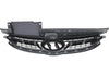 2011-2013 Hyundai Elantra Sedan Grille Chrome/Black