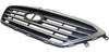 2015-2017 Hyundai Sonata Grille With Chrome Front 4 Bars Ptd Silver Gray Without Sport Pkg/Auto Cruise