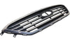 2015-2017 Hyundai Sonata Grille With Chrome Front 4 Bars Ptd Silver Gray Without Sport Pkg/Auto Cruise