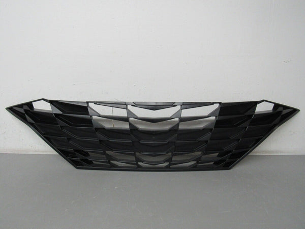 Grille Front Upper Hyundai Elantra Sedan 2021-2023 Textured Black Without Adaptive Cruise Us Built , Hy1200235