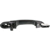 2005-2009 Hyundai Tucson Door Handle Front Driver Side Outer (Black Smooth)