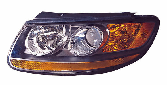 Head Lamp Driver Side Hyundai Santa Fe 2010-2011 Capa