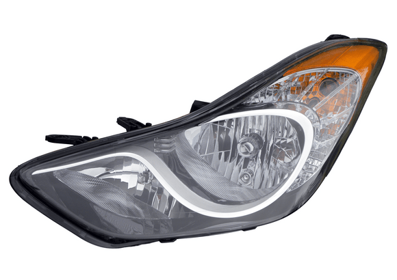 Head Lamp Driver Side Hyundai Elantra Coupe 2013 Usa Built Capa , Hy2502161C