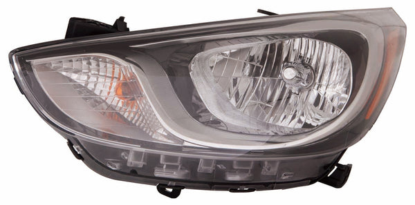 Head Lamp Driver Side Hyundai Accent Hatchback 2012-2014 Capa