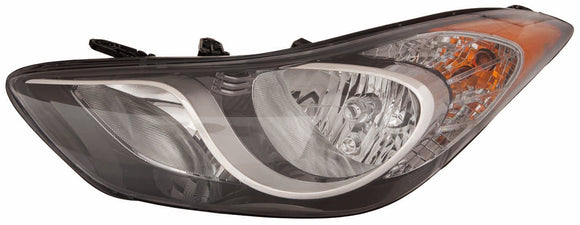 Head Lamp Driver Side Hyundai Elantra Coupe 2013 Korea Built , Hy2502164U