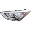 2013-2016 Hyundai Santa Fe Xl Head Lamp Driver Side Halogen Gls/Ltd Model High Quality