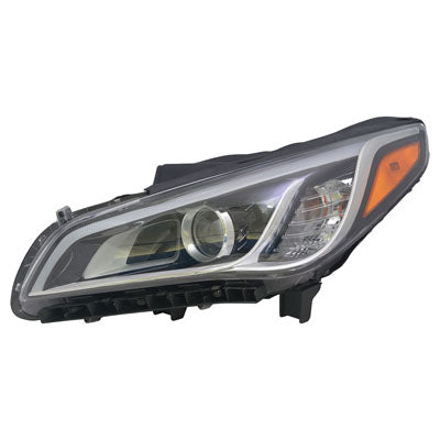 Head Lamp Driver Side Hyundai Sonata 2015-2017 Hid Capa