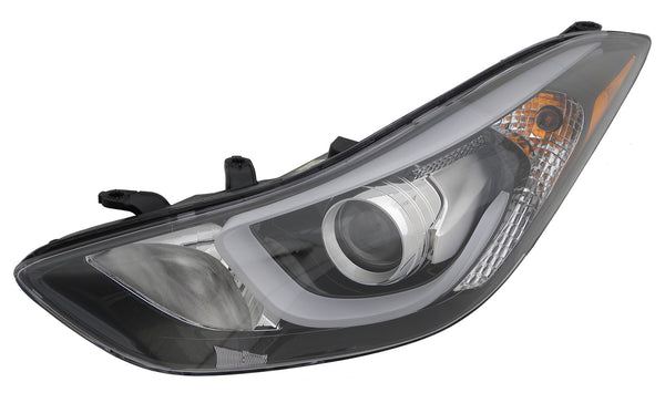 Head Lamp Driver Side Hyundai Elantra Coupe 2013-2014 Led Korea Built Capa , Hy2502188C