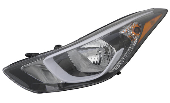 Head Lamp Driver Side Hyundai Elantra Sedan 2014-2016 Korea Built Capa , Hy2502189C