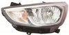 Head Lamp Driver Side Hyundai Accent Hatchback 2015-2017 Halogen Without Led Capa , Hy2502192C