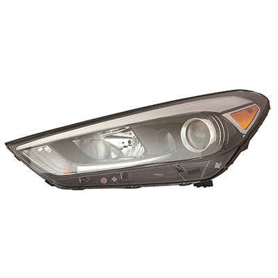 Head Lamp Driver Side Hyundai Tucson 2016-2018 Halogen Without Led Capa , Hy2502199C