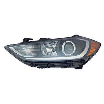 Head Lamp Driver Side Hyundai Elantra Sedan 2017-2018 Halogen Korea Built Capa , Hy2502204C