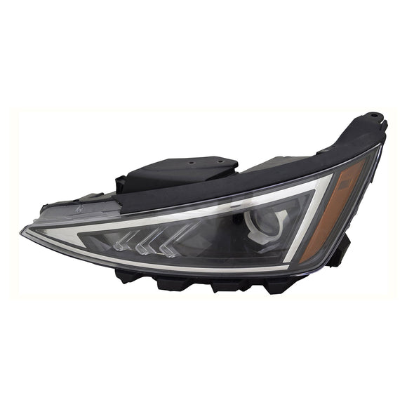 Head Lamp Driver Side Hyundai Elantra Sedan 2019-2020 Halogen Without Led Drl Us Built Capa , Hy2502233C