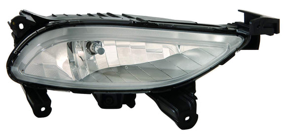 Fog Lamp Front Driver Side Hyundai Sonata 2011-2013 Exclude Hybrid Capa , Hy2592134C