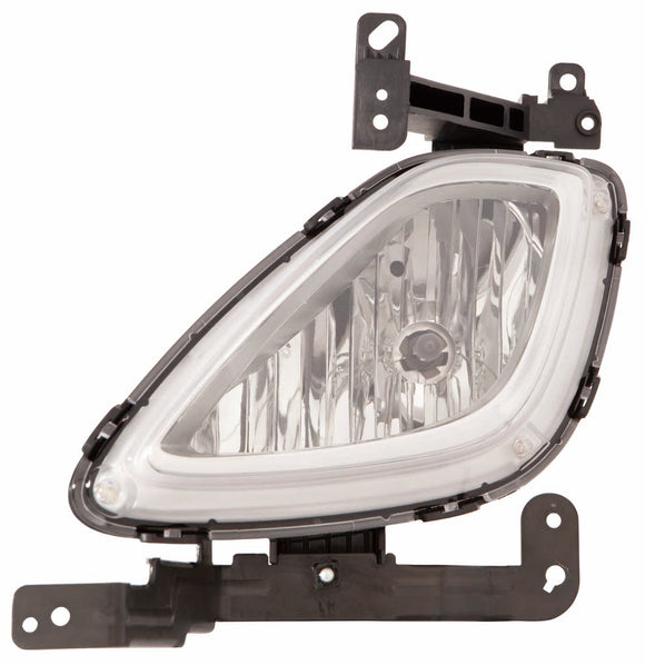 Fog Lamp Front Driver Side Hyundai Elantra Sedan 2011-2013 Usa Built Capa , Hy2592138C