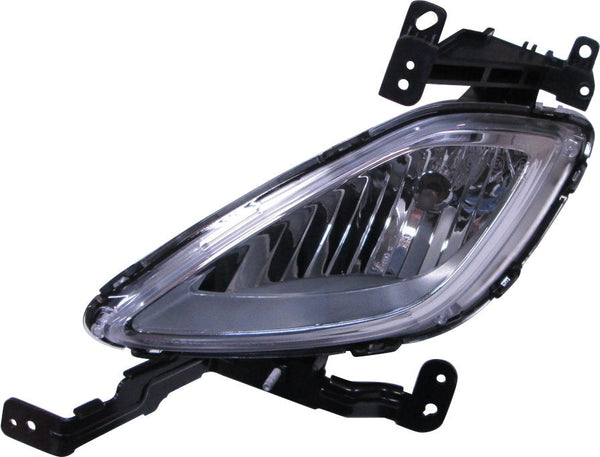 Fog Lamp Front Driver Side Hyundai Elantra Sedan 2011-2013 Korea Built Capa , Hy2592140C