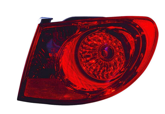 Tail Lamp Passenger Side Hyundai Elantra 2007-2010 Capa