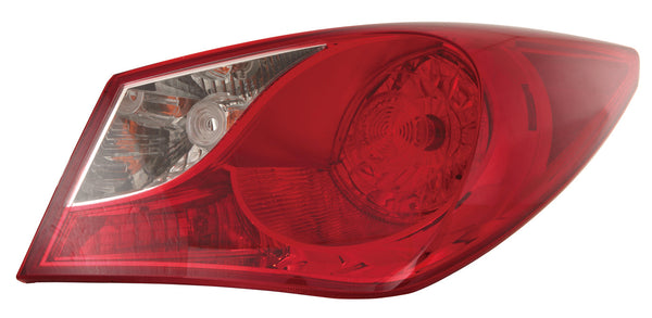 Tail Lamp Passenger Side Hyundai Sonata 2011-2014 Excludes Hybrid Capa , Hy2805116C