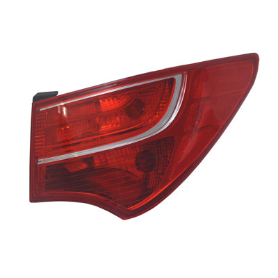 Tail Lamp Passenger Side Hyundai Santa Fe Sport 2013-2016 Capa